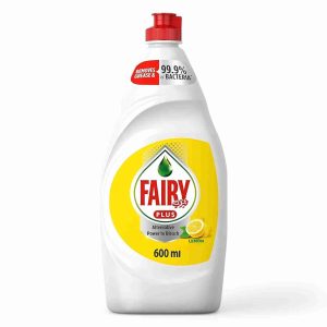 FAIRY PLUS DISHWASH LIQUID 600 ML
