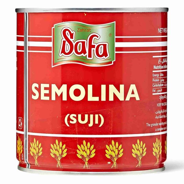 SAFA SEMOLINA SUJI 500 GM TIN