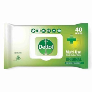 DETTOL MULTI USE SKIN & SURFACE WIPES 40 PCS