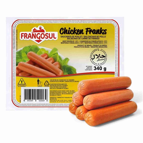 FRANGOSUL CHICKEN FRANKS 340 GM