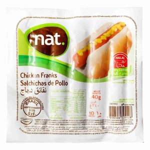 NAT CHICKEN FRANKS 340 GM