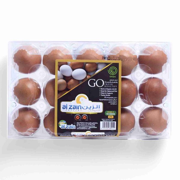 AL ZAIN FARM FRESH BROWN EGG 15 PCS