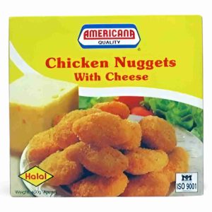 AMERICANA CHICKEN NUGGETS WITH CHEESE 600 GM