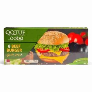 QOTUF 8 BEEF BURGER 400GM