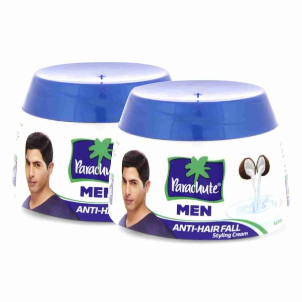 PARACHUTE MEN HAIR CREAM 140 ML ANTI- HAIR FALL 2 PCS SET