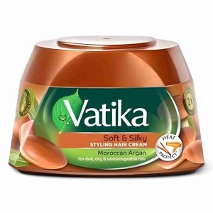 VATIKA STYLING HAIR CREAM 140 ML SOFT & SILKY MOROCCAN ARGAN