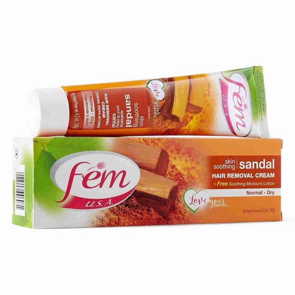 FEM HAIR REMOVAL CREAM 120 GM SANDAL