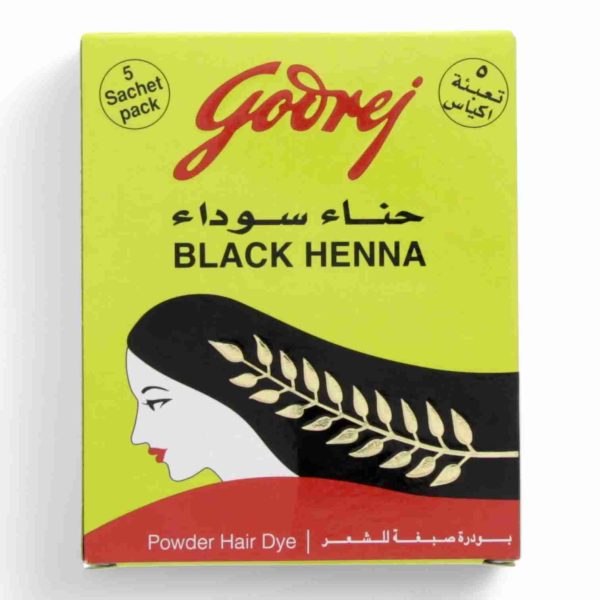 GODREJ BLACK HENNA DYE POWDER 15 GM
