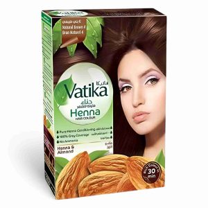 DABUR VATIKA HENNA NATURAL BROWN 60GM*5