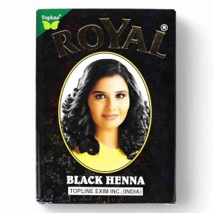 ROYAL BLACK HENNA DYE POWDER 60 GM