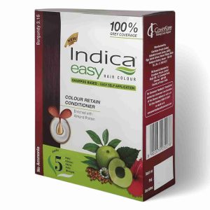 INDICA HAIR COLOUR SHAMPOO 97.5ML*3PACK DARK BROWN