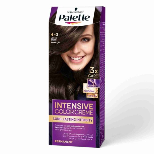 PALETTE INTENSIVE HAIR COLOUR CREME MEDIUM BROWN