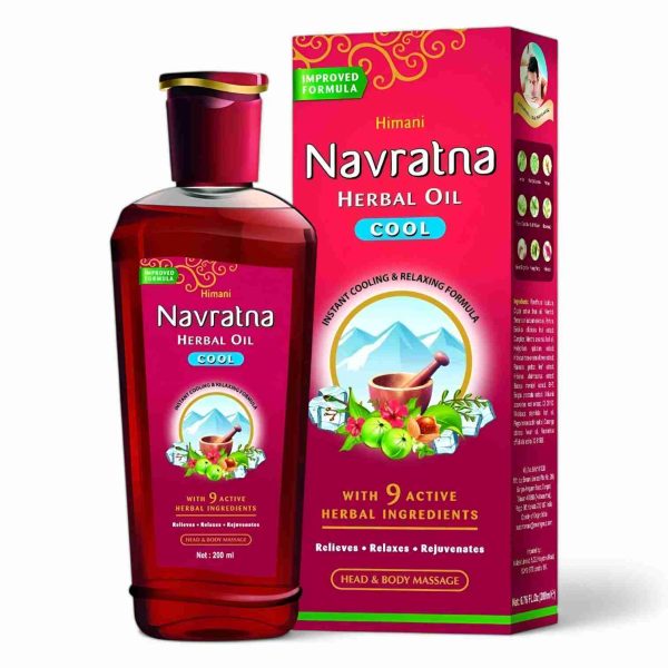 HIMANI NAVRATNA HERBAL HAIR OIL 500ML COOL