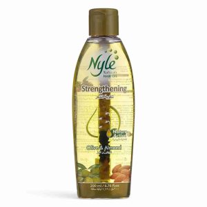 NYLE HAIR OIL 200ML STRENGTHENING OLIVE & ALMOND