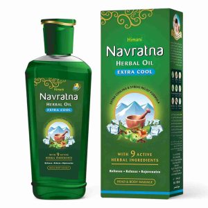 HIMANI NAVRATNA HERBAL OIL 300 ML EXTRA COOL