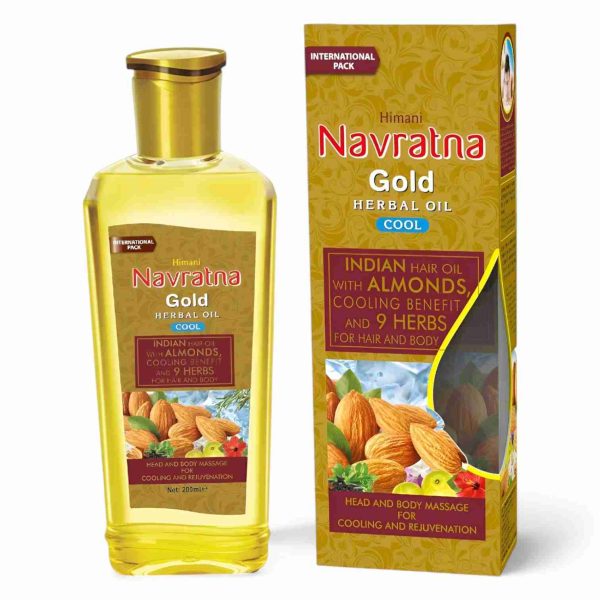 HIMANI NAVRATNA GOLD HERBAL OIL COOL 200ML