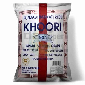 KHOORY PUNJABI BASMATI RICE 18 KG