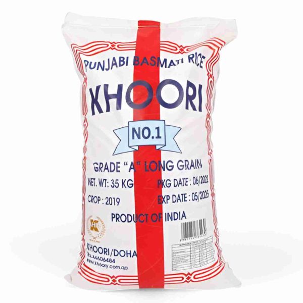 KHOORY PUNJABI BASMATI RICE 35 KG