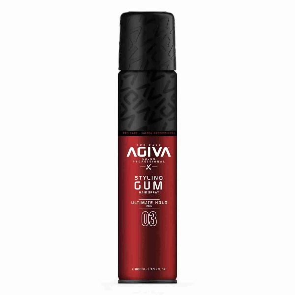 AGIVA HAIR SPRAY RED STYLING ROCK 400 ML