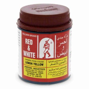 SOLDIER RED & WHITE LEMON YELLOW FOOD COLOR 100GM