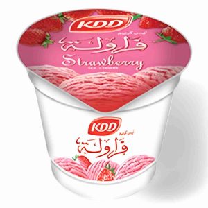 KDD STRAWBERRY CUP ICE CREAM 100 GM