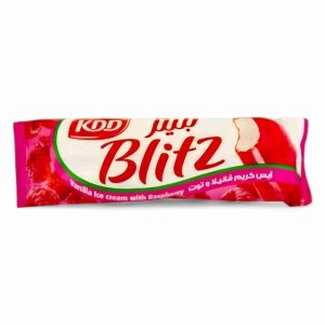 BLITZ VANILLA ICE CREAM WITH RASPBERRY 62.5 GM