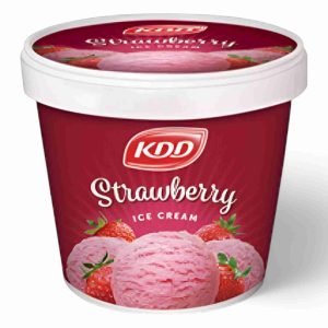 KDD STRAWBERRY ICE CREAM  1 LTR