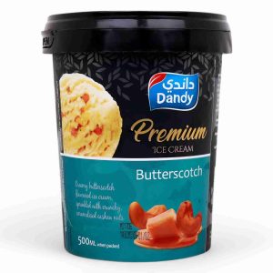 DANDY PREMIUM ICE CREAM BUTTERSCOTCH 500GM