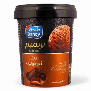 DANDY PREMIUM ICE CREAM DOUBLE CHOCOLATE 500ML