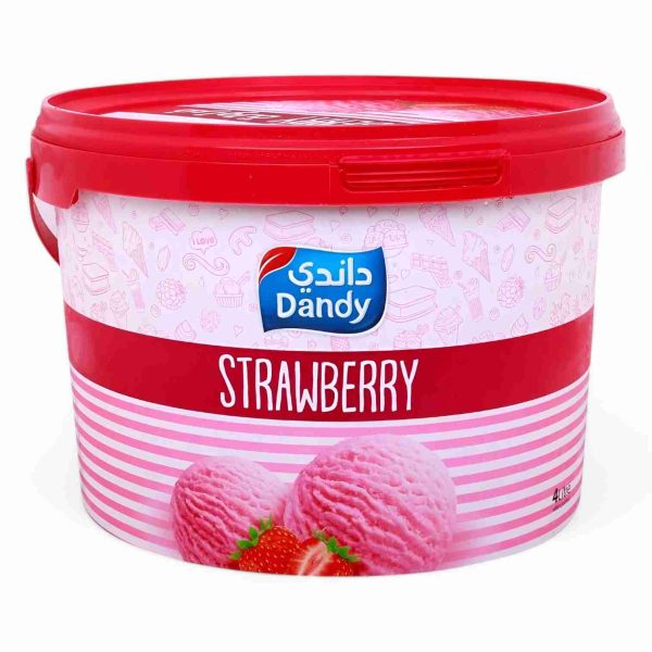 DANDY STRAWBERRY ICE CREAM ORIGINAL 4 LTR