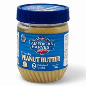 AMERICAN HARVEST PEANUT BUTTER CRUNCHY 200GM