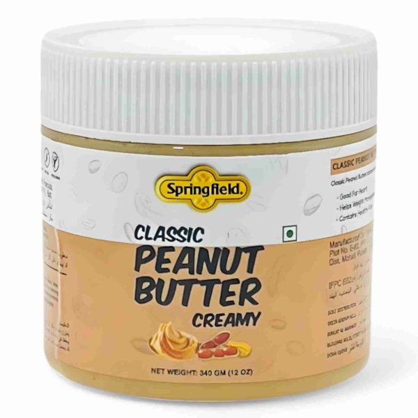 SPRINGFIELD CLASSIC PEANUT BUTTER 340 GM CREAMY