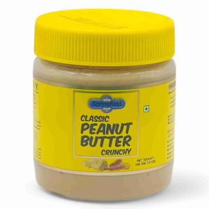 SPRINGFIELD PEANUT BUTTER 340 GM CRUNCHY