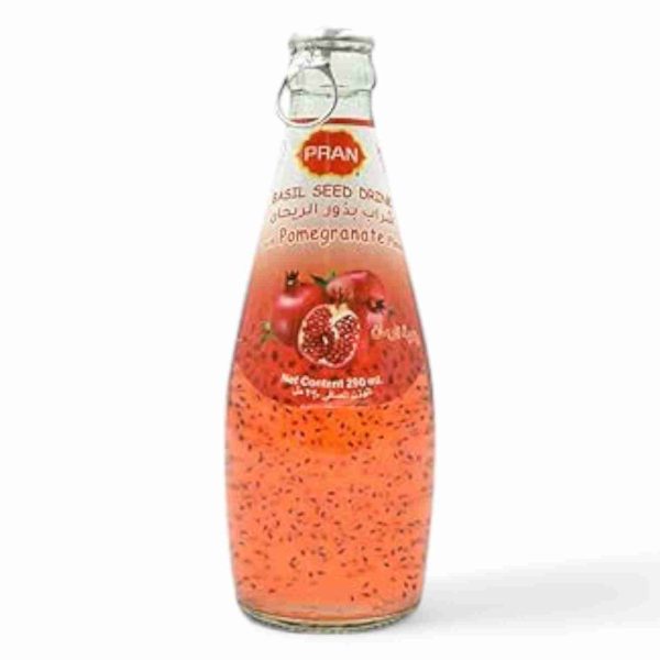 PRAN BASIL SEED DRINK POMEGRANATE 290 ML