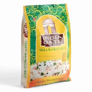 INDIA GATE SELLA BASMATI RICE 5 KG