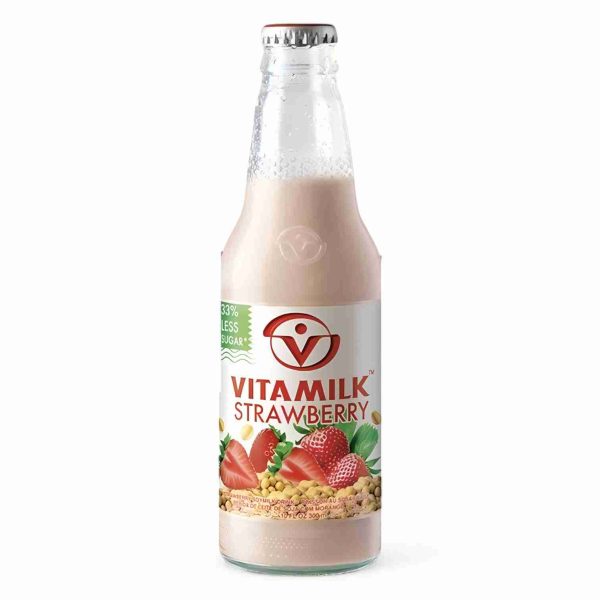 VITAMILK SOYMILK 300ML STRAWBERRY