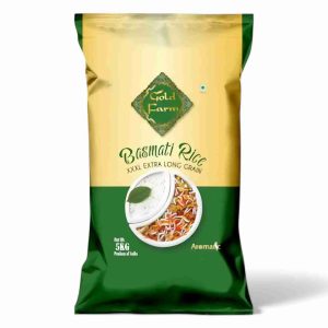 GOLD FARM XXXL EXTRA LONG GRAIN BASMATI RICE 5 KG