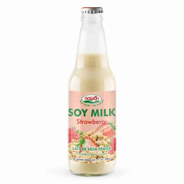 NAWON SOY MILK 300 ML STRAWBERRY