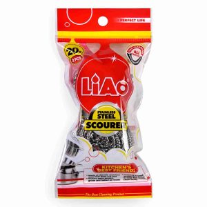 LIAO STAINLESS STEEL SCOURER 24GM