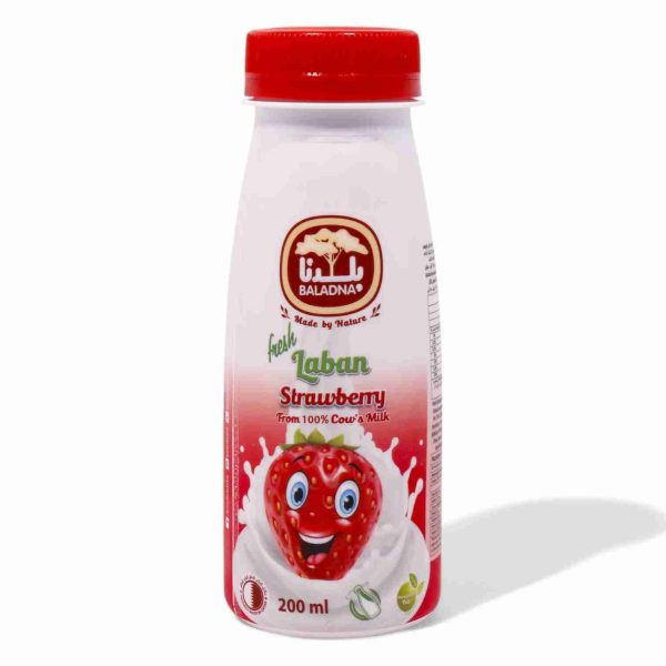 BALADNA STRAWBERRY FLAVOURED LABAN 200 ML - Image 2