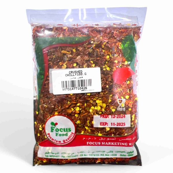 FOCUS CRUSHED CHILLI 100 GM