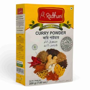 RADHUNI CURRY POWDER 200 GM BOX