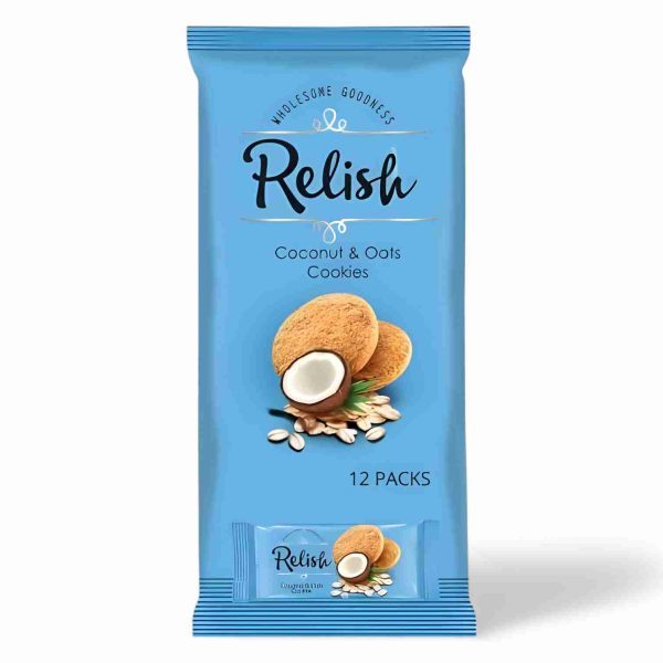 RELISH BISCUITS 42GM  COCONUT & OATS