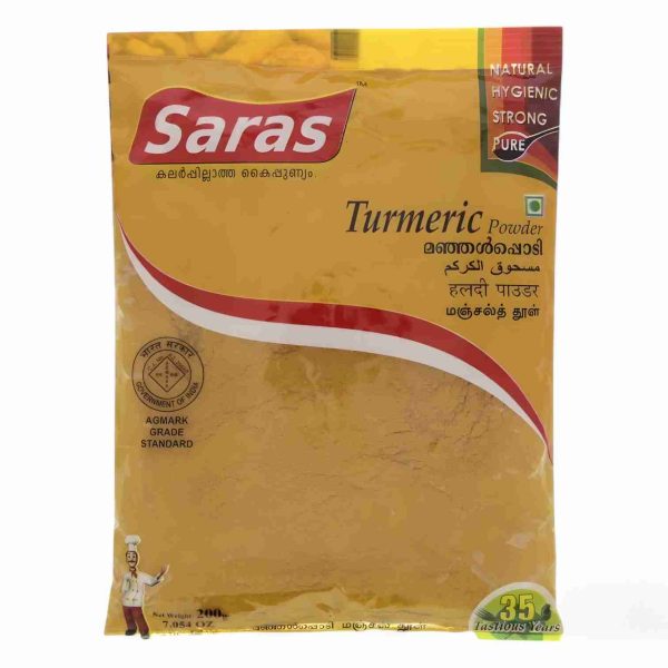 SARAS TURMERIC POWDER 200 GM