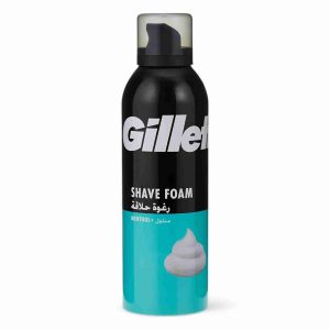 GILLETTE SHAVING FOAM 200ML MENTHOL