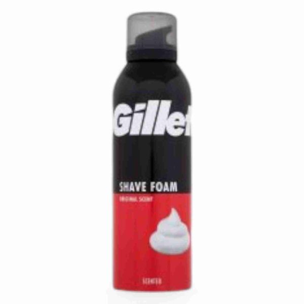 GILLETTE SHAVING FOAM 200ML ORIGINAL