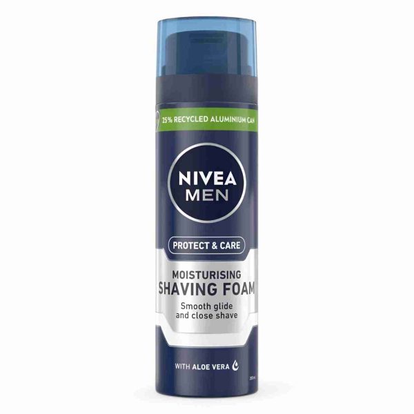 NIVEA SHAVING FOAM 200 ML PROTECT & CARE