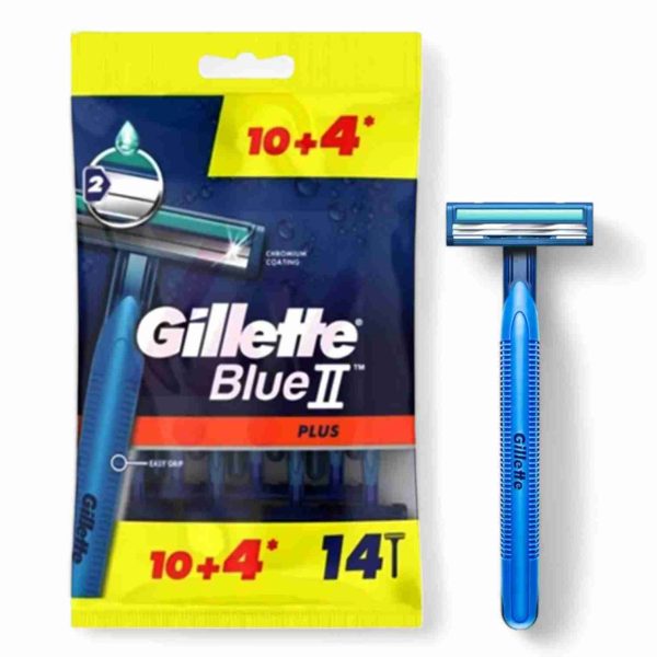 GILLETTE BLUE 2 PLUS 14 PCS PKT