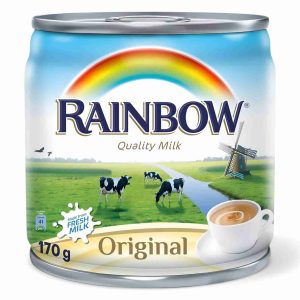 RAINBOW EVAPORATED MILK ORIGINAL MADE FROM FRESH MILK 170ML
