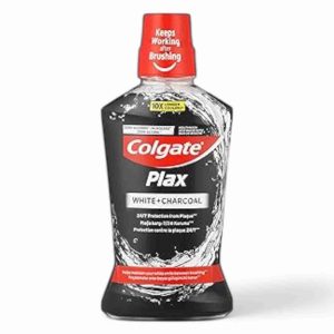COLGATE PLAX MOUTH WASH 500 ML PLAX WHITE CHARCOLE